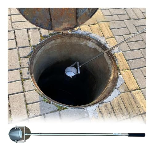Teleskop-Wasserprobennehmer, Probenentnahmestange, Ausziehbares Längendesign for einfaches Auffangen von Wasser(1000ml,6.2-29.5ft(1.9-9m)) von YUNFANOZ