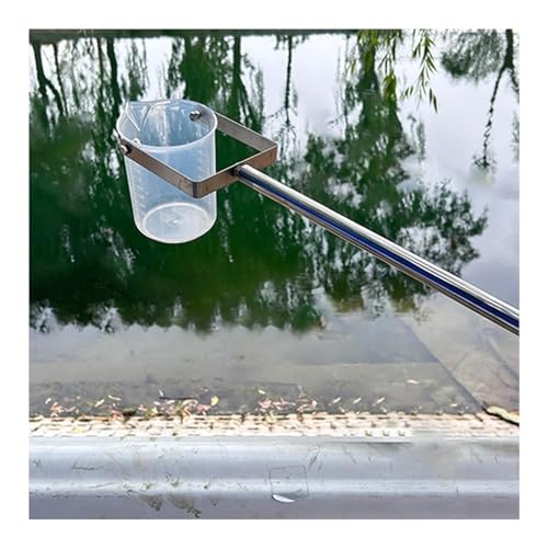 Teleskop-Wasserprobennehmer, Probenentnahmestange, Mit Edelstahlmast, for Abwasserflüsse(1000ml,0.65-1.5m(2.1-4.9ft) L) von YUNFANOZ