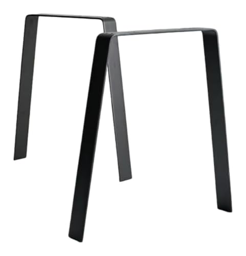 YUNFANOZ Bankbeine, Tischbeine Metall, Geeignet zum Austausch von Beinen für Büromöbel und Couchtische(B55/75 x H72cm) von YUNFANOZ