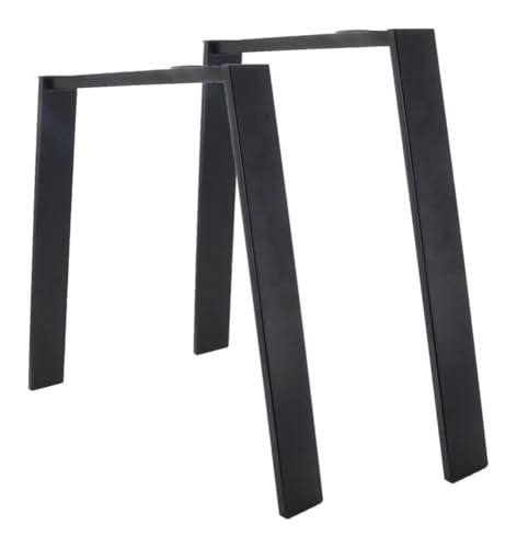 YUNFANOZ Bankbeine, Tischbeine Metall, Industrielles modernes Eisen, Ersatz für Tischbeine, für Tischstühle(55/75 x H72cm) von YUNFANOZ