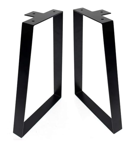 YUNFANOZ Bankbeine, Tischbeine Metall, Trapezförmige Metallersatzbeine für Couchtische, Moderne Schreibtische, Bänke und Sofas von YUNFANOZ