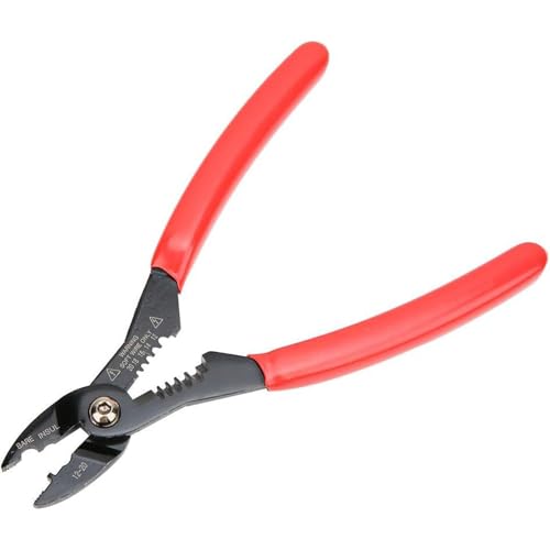 Multitask-Elektriker-Werkzeug, 12–20 AWG, Abisolierzange, industrielle Stärke, rutschfester Griff, Konstruktionsabisolierzange von YUNGLOO