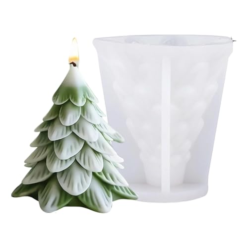 Silikonformen für Weihnachtsbaumschmuck, Epoxidharz, Gips, Formen für die Herstellung von duftenden Weihnachtsbaum-Silikonharz-Pflastern von YUNGLOO