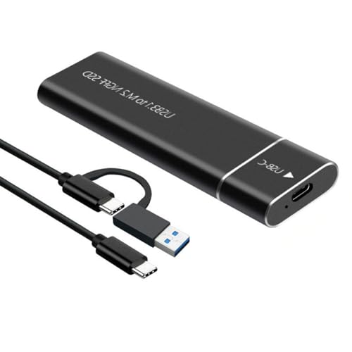 Tragbares Gehäuse, externer Adapter, Festplattenbox, 5 Gbit/s, USB 3.1, Typ C, für 2230 2242 von YUNGLOO
