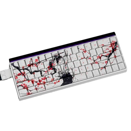 YUNGLOO 60% 68% ANSI ISOs Layout PBTs Original Profile Keycaps With Plums Blossom For 61/64/68 Mechanical Keyboards Mechanical Keyboards Keycaps von YUNGLOO