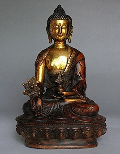 YUNHAO Buddhismus, Buddhismus, Bodhisattva, Sakyamuni, aus tibetischem Messing, 20,3 cm von YUNHAO