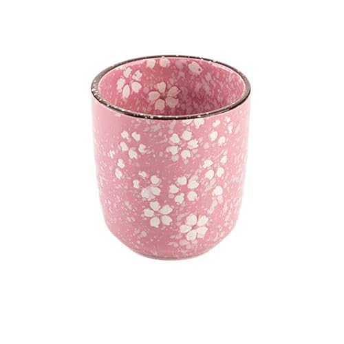 Japanischer Stil Kung Fu Tee Keramik Porzellan Teetasse Home Tasse Glas Teetasse Rosa Weiß von YUNKOU