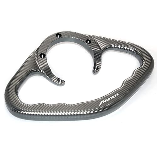 for Yamaha for FAZER FZ1 FZ8 FZ6 for FAZER FZ1 Motorrad CNC Aluminium Passagier Handgriffe Tank Haltegriff Griffe Armlehne (Color : Titanium) von YUNKOU