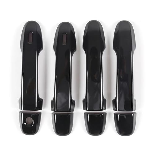 YUNLL Auto-Außentürgriff-Abdeckung, ABS, glänzend, schwarz, Auto-Außengriff-Abdeckung, Aufkleber für Crosstrek 2022, 2023, 2024, externes Zubehör (glänzendes Schwarz) von YUNLL