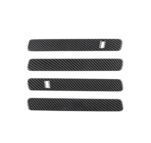 YUNLL Auto-Außentürgriff-Abdeckung, Auto-Außenleisten, Türgriff-Dekoration, Schutzabdeckung für Kia EV9, Zubehör für Linkslenker (Kohlefaser) von YUNLL