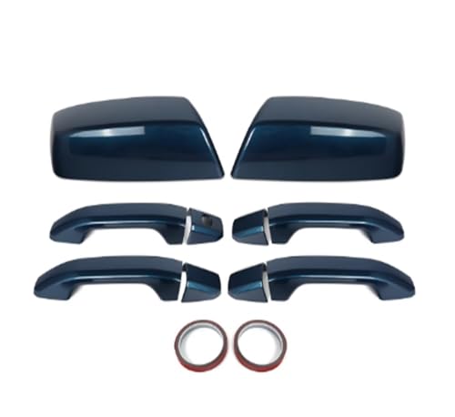 YUNLL Auto-Außentürgriff-Abdeckung, Auto-Außentürgriff-Abdeckung, Rückspiegelkappe für Silverado 1500 2014–2018 YUNLL Auto-Außentürgriff-Abdeckung, Auto-Außentürgriff-Abdeckung, Rückspiegelkappe für Silverado 1500 2014–2018 von YUNLL