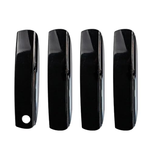 YUNLL Auto-Außentürgriff-Abdeckung, Auto-Außentürgriff-Schale, Türgriff, dekorative Platte, Außenabdeckung für A6 2005–2011 4F0837205B (1 Set) von YUNLL