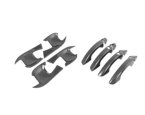 YUNLL Auto-Außentürgriff-Abdeckung, Auto-Stil, Zubehör, Außenaufkleber für BYD 2022 + Türschüsselabdeckung, Torgriff, Rahmen, seitlicher Außentürgriff (Styles2) von YUNLL