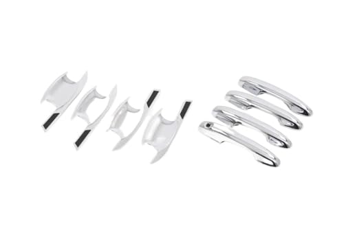 YUNLL Auto-Außentürgriff-Abdeckung, Auto-Stil, Zubehör, Außenaufkleber für BYD 2022 + Türschüsselabdeckung, Torgriff, Rahmen, seitlicher Außentürgriff (Styles4) von YUNLL