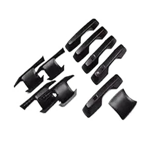 YUNLL Auto-Außentürgriff-Abdeckung, Autotürgriff-Verkleidung, externer Schutz, Kohlefaser-Aufkleber, Zubehör für BYD 2023 2024 (Styles2) von YUNLL