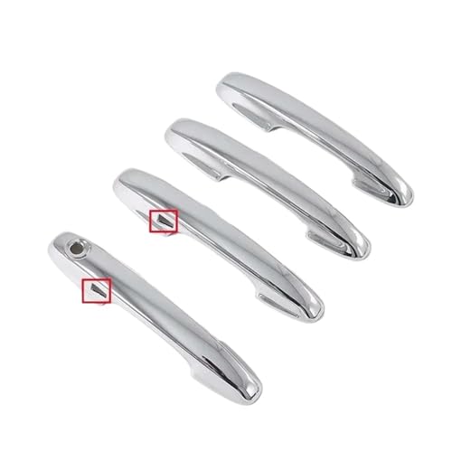 YUNLL Auto-Außentürgriff-Abdeckung, Seitentürgriff-Abdeckung, Verkleidung für Flucht 2020–2022, 2023, 2024, Kohlefaser-Schutz, Außenzubehör, Auto-Styling (Styles 2) von YUNLL