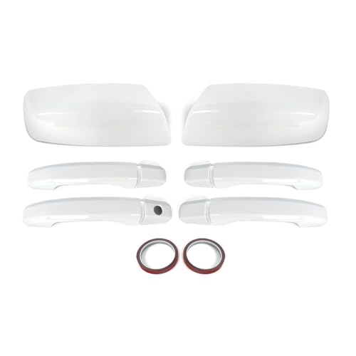 YUNLL Auto-Außentürgriff-Abdeckung, weiß, für Silverado 1500 2014–2018 YUNLL Auto-Außentürgriff-Abdeckung, weiß, für Silverado 1500 2014–2018 von YUNLL