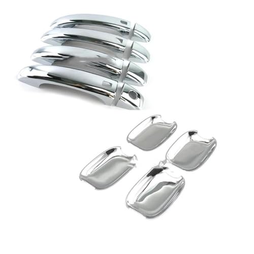 YUNLL Auto-Außentürgriffabdeckung für Q5 2009 2010 2011 2012 2013 2014–2016, Chrom-Türgriffabdeckung oder Schaleneinsatz-Abdeckung, Dekoration, Auto-Styling-Zubehör (Abdeckung und Schale, 12 Stück) YUNLL Auto-Außentürgriffabdeckung für Q5 2009 2010 2011 2012 2013 2014–2016, Chrom-Türgriffabdeckung oder Schaleneinsatz-Abdeckung, Dekoration, Auto-Styling-Zubehör (Abdeckung und Schale, 12 Stück) von YUNLL