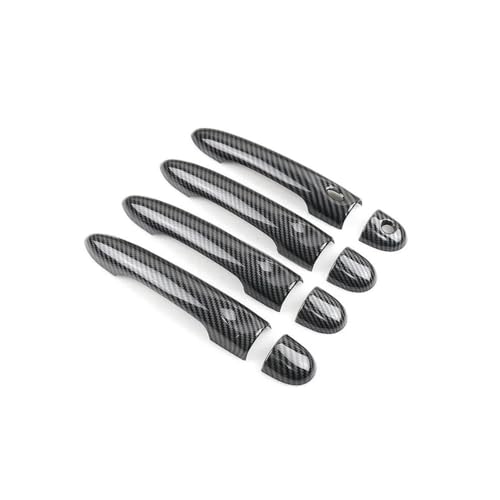 YUNLL Türgriff außen Auto für Megane 3 für MK3 III 2008 2009 2010 2011 2012 2013 2014 2016 ABS Kohlefaser Zubehör für Autotürgriff außen (Styles2) von YUNLL