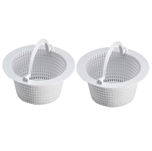 2pcs Skimmerkorb Gemahlener Pool Skimmer Mit Korbhandle Swimmingpool Reinigungswerkzeug Pool Filterkorb Skimmer Korb Für Oberirdische Pool von YUNNIAN