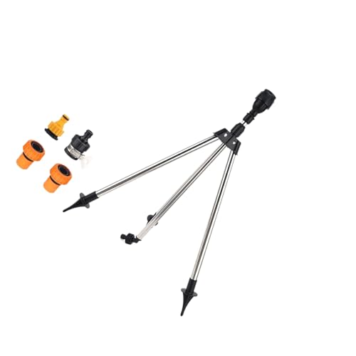 360 Rotierender Gartensprinkler Auf Verstellbarer Stativbasis 1 Zoll Schlauchadapter Für Patios Gewächshäuser Blütenbett Wasser Erde Steckstativ Sprinkler 360 Rotierender Gartensprinkler Auf Verstellbarer Stativbasis 1 Zoll Schlauchadapter Für Patios Gewächshäuser Blütenbett Wasser Erde Steckstativ Sprinkler von YUNNIAN