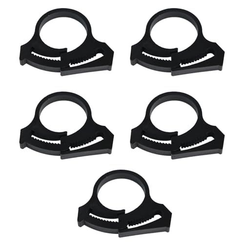 YUNNIAN 5 Packgarten Wasserrohrklemmen Einstellbare Schlauchklammern Tropfbewässerungsrohrhalter Für Stabil YUNNIAN 5 Packgarten Wasserrohrklemmen Einstellbare Schlauchklammern Tropfbewässerungsrohrhalter Für Stabil von YUNNIAN