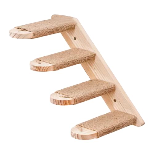 Holzkatzen Klettern Leiter Indoor Haustier Unterhaltungsmöbel Aktivität Spielzeug Für Wandraumoptimierung In Wohnung Holz Haustier Möbel von YUNNIAN