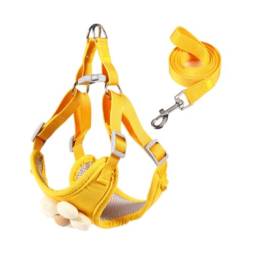 YUNNIAN Hundeleine Schlupfweste Mit Schönes Blumenweste Seil Langes Haustier Starkes Training Gehen Schwimmwanderung Haustierkabelbaum YUNNIAN Hundeleine Schlupfweste Mit Schönes Blumenweste Seil Langes Haustier Starkes Training Gehen Schwimmwanderung Haustierkabelbaum von YUNNIAN