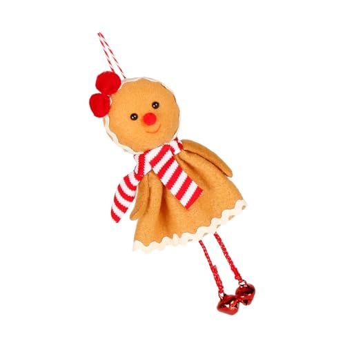 Weihnachtsbaumpuppe Dekorationen Stoff Keks Männer Ornament Für Mantelkranz Bücherregal Innen Und Außendekoration Keks Männer Geschenke Accessoire Weihnachtsbaumpuppe Dekorationen Stoff Keks Männer Ornament Für Mantelkranz Bücherregal Innen Und Außendekoration Keks Männer Geschenke Accessoire von YUNNIAN