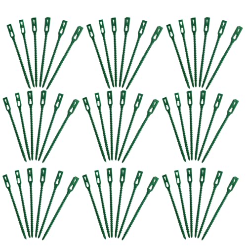 YUNNIAN 13 cm Pflanzenstützgurt Kunststoff Kabelbindungen Mit Selbstverschlussdesign Für Blumen Topfgarten Gärtneren Gewächshäuser Sicherung Riemen von YUNNIAN