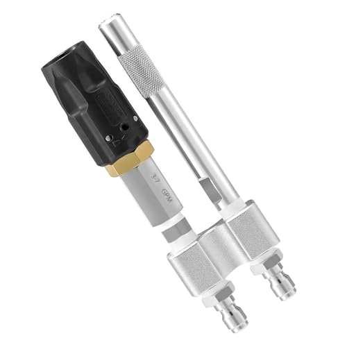 YUNNIAN 2 In 1 Stromabwärts Gelegene Waschdüse Für Dächer Außenwanddecks Zäune Gärten Für Druckmaschinen Nach Hause Und Gartenreinigungswerkzeug Verstellbar von YUNNIAN