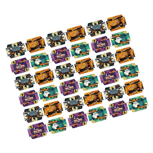 YUNNIAN 4/8/12/16pcs Urlaub Snacks Servieren Gerichte Halloween Dekorierte Pappteller Nachhaltig von YUNNIAN