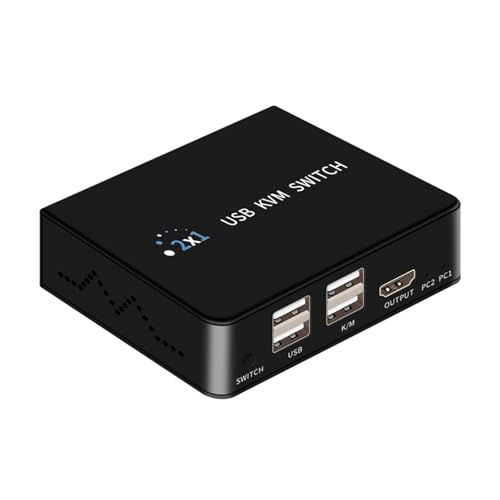 YUNNIAN 4K HDTV KVM Switcher 2 In 1 Out HDTV USB KVM Switcher Box Für 2 Host Shared 1 Monitor Tastatur Mausdruckerbüro YUNNIAN 4K HDTV KVM Switcher 2 In 1 Out HDTV USB KVM Switcher Box Für 2 Host Shared 1 Monitor Tastatur Mausdruckerbüro von YUNNIAN