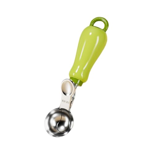 YUNNIAN Edelstahl-Eisportionierer für einfaches Servieren und antihaftbeschichtete Dessertschaufeln mit ergonomischer Rutschfestigkeit von YUNNIAN