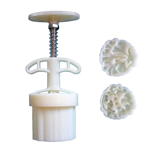 YUNNIAN Effiziente Mondkuchen Maker Werkzeug 2 Kapazitätssatz Ergonomische Handheld Presse Mit Pflanzlichem Geprägter Muster Hand Presse Maker YUNNIAN Effiziente Mondkuchen Maker Werkzeug 2 Kapazitätssatz Ergonomische Handheld Presse Mit Pflanzlichem Geprägter Muster Hand Presse Maker von YUNNIAN