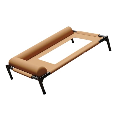 YUNNIAN Erhöhtes Hundebett mit atmungsaktivem Netz und Kissen, kauresistentes Design, waschbares Haustierbett für kleine bis mittelgroße von YUNNIAN