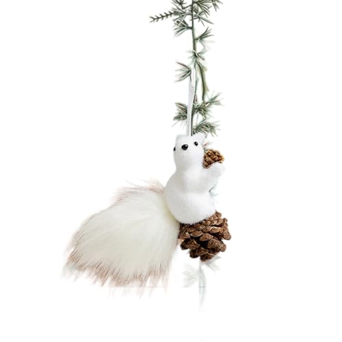 YUNNIAN Flocken Schaum Eichhörnchen Dekoration Realistische Tierdesigns Urlaubshäuser Auf Regale Oder Weihnachtsbaum Plastikschaumtier Figurine YUNNIAN Flocken Schaum Eichhörnchen Dekoration Realistische Tierdesigns Urlaubshäuser Auf Regale Oder Weihnachtsbaum Plastikschaumtier Figurine von YUNNIAN