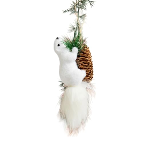 YUNNIAN Flocken Schaum Eichhörnchen Dekoration Realistische Tierdesigns Urlaubshäuser Auf Regale Oder Weihnachtsbaum Plastikschaumtier Figurine YUNNIAN Flocken Schaum Eichhörnchen Dekoration Realistische Tierdesigns Urlaubshäuser Auf Regale Oder Weihnachtsbaum Plastikschaumtier Figurine von YUNNIAN