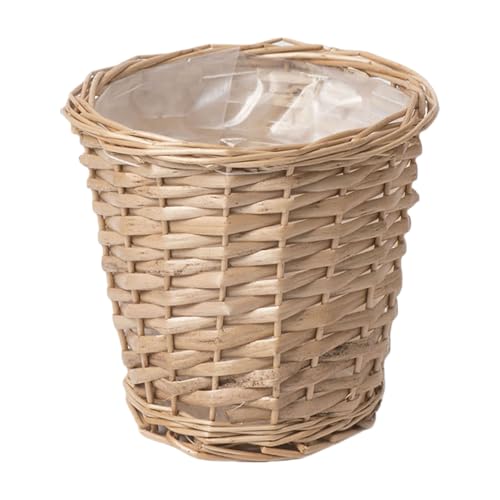 YUNNIAN Handgewebte Pflanzer Blumenkorb Pflanze Töpfe Geeignet Für Innen Und Außenraum Dekorative Blumenpflanze Accessoire Dekorative Garten Pflanzer von YUNNIAN