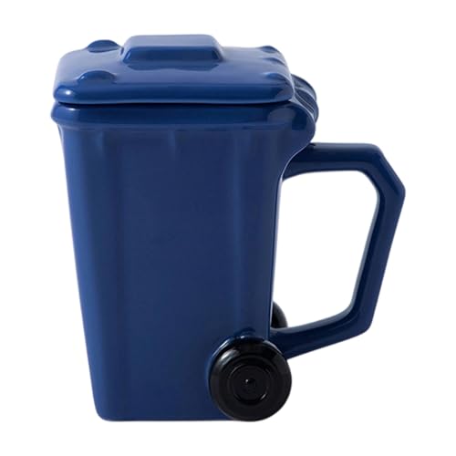 YUNNIAN Mülleimer Können Keramik Kaffeetassen 400 Ml Kreative Küchenbecher Mülleimer Für Heimbürogeschenk Kreative Müllbehälter Form Kaffeetasse Gestalten von YUNNIAN