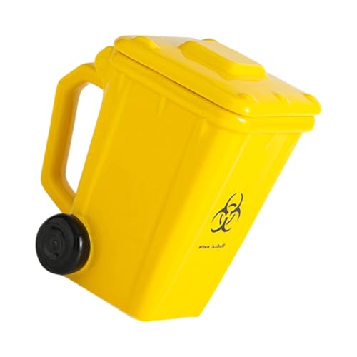 YUNNIAN Mülleimer Können Keramik Kaffeetassen 400 Ml Kreative Küchenbecher Mülleimer Für Heimbürogeschenk Kreative Müllbehälter Form Kaffeetasse Gestalten von YUNNIAN