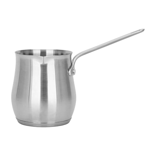 YUNNIAN Multiple Herd Kompatible Kaffeemaschine Rostfreie Stähle Türkischer Gießen Kesselmilchwärmertöpfe Mit Langem Großer Kapazität Brau Topf von YUNNIAN