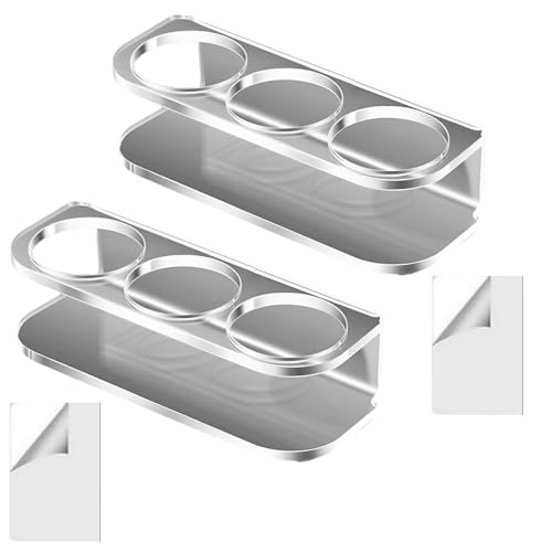 YUNNIAN Packung Von 2 Modernen Acryl Organisatoren Für Cosmetics Parfums Office Supplies Lagerregal Mit 3 Slot Flaschenlagerregal YUNNIAN Packung Von 2 Modernen Acryl Organisatoren Für Cosmetics Parfums Office Supplies Lagerregal Mit 3 Slot Flaschenlagerregal von YUNNIAN