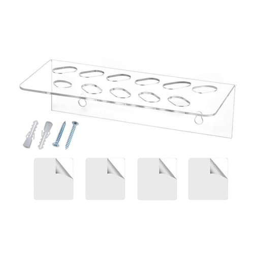 YUNNIAN Platz Sparende 11 Slot Acryl Werkzeugkleiderbügel Wandmontage Rack Für Friseurschere Und Salonzubehör Wandmontaged Scherhalter Haus YUNNIAN Platz Sparende 11 Slot Acryl Werkzeugkleiderbügel Wandmontage Rack Für Friseurschere Und Salonzubehör Wandmontaged Scherhalter Haus von YUNNIAN