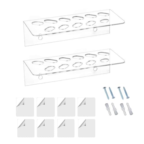 YUNNIAN Platz Sparende 11 Slot Acryl Werkzeugkleiderbügel Wandmontage Rack Für Friseurschere Und Salonzubehör Wandmontaged Scherhalter Haus YUNNIAN Platz Sparende 11 Slot Acryl Werkzeugkleiderbügel Wandmontage Rack Für Friseurschere Und Salonzubehör Wandmontaged Scherhalter Haus von YUNNIAN