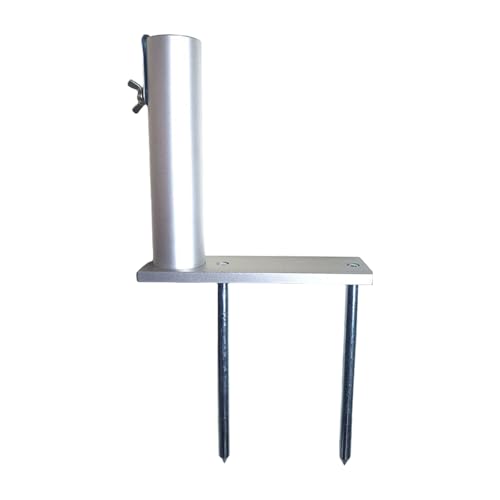 YUNNIAN Stake Ground Für Stabilisierung Von Regenschirmen Freien Campingausrüstung Picknicks Und Strandzubehör Sicher Aluminium Courtyards Parasolankerbasis von YUNNIAN