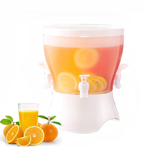 YUNNUO Kaltwasserkocher mit Wasserhahn,Kunststoff-Getränkespender für Kühlschrank,Haushaltsdrehbarer Wasserkocher mit großer Kapazität (Erhöht) von YUNNUO
