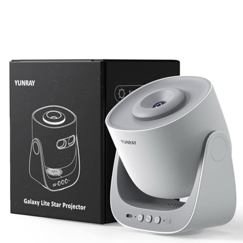 YUNRAY Sternenhimmel Projektor, Galaxy Star Planetarium Projector Sternenprojektor Nachtlichthimmel Lampe mit Akk, Galaxy Lite Projector für Kind Erwachsene Schlafzimmer Weihnacht Geschenk - 2 Discs YUNRAY Sternenhimmel Projektor, Galaxy Star Planetarium Projector Sternenprojektor Nachtlichthimmel Lampe mit Akk, Galaxy Lite Projector für Kind Erwachsene Schlafzimmer Weihnacht Geschenk - 2 Discs von YUNRAY