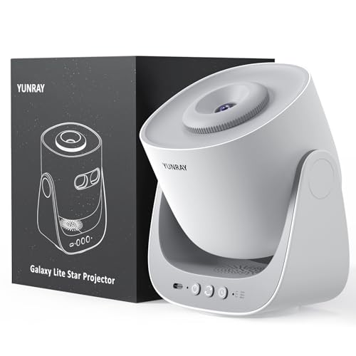 YUNRAY Sternenhimmel Projektor, Galaxy Star Planetarium Projector Sternenprojektor Nachtlichthimmel Lampe mit Akk, Galaxy Lite Projector für Kind Erwachsene Schlafzimmer Weihnacht Geschenk - 2 Discs YUNRAY Sternenhimmel Projektor, Galaxy Star Planetarium Projector Sternenprojektor Nachtlichthimmel Lampe mit Akk, Galaxy Lite Projector für Kind Erwachsene Schlafzimmer Weihnacht Geschenk - 2 Discs von YUNRAY