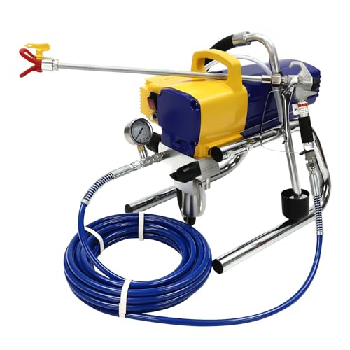 1.8L/Min Airless Farbsprühgerät YUNRUX Spritzmaschine Paint Lackiergerät Spritzlackiermaschine Spritzpistole Airlessgerät Spritzgerät Spritzpistolenmaler Farbsprühsystem Farbspritzpistole Sprayer von YUNRUX